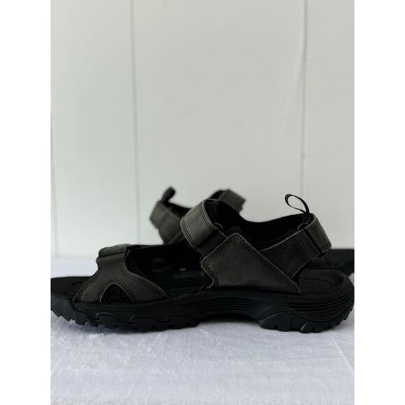 Men's Keen Targhee iii Grey and Black Open Toe Hiking Sandal, Size 14 - Picture 4 of 9